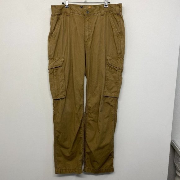 Carhartt Other - Carhartt Force Tappen Cargo Pants Relaxed Fit Yukon 101148 257 Men's Size 36x32